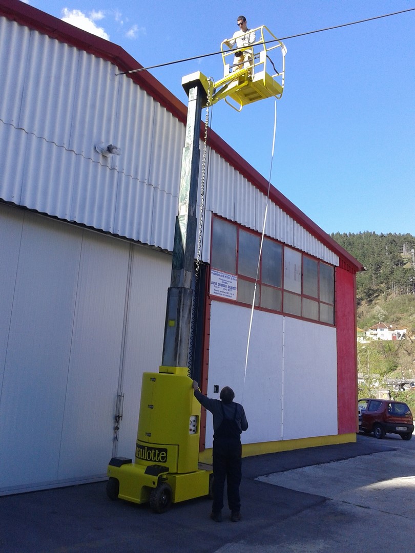 Radna elektro platforma Pinguely-Haluotte HM10P